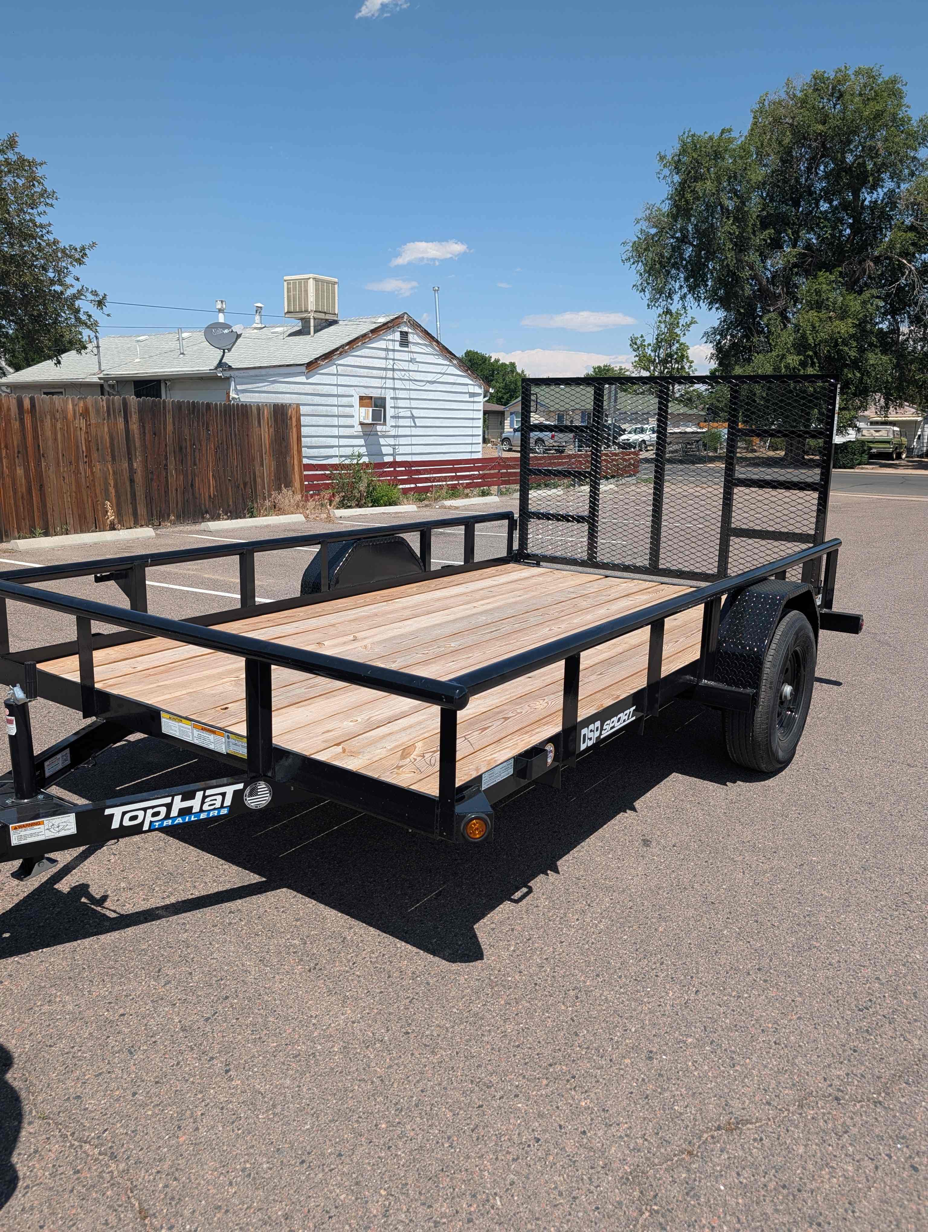 7'x12' Utility Trailer w/ Ramp - view 1
